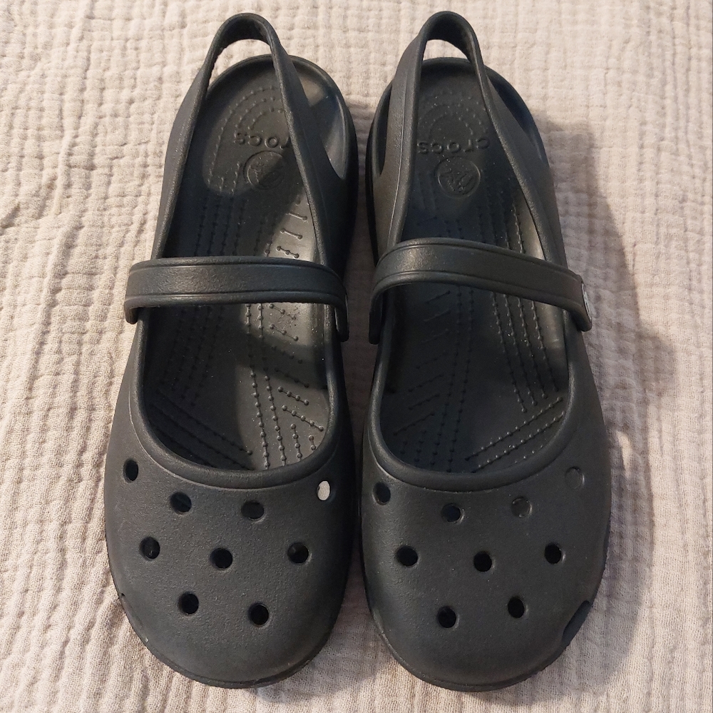 CROCS Shayna Maryjane Sling Back Flat sz 8